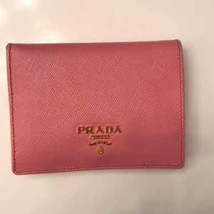 Pink Prada Wallet